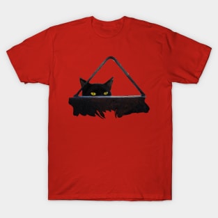 cat at the door T-Shirt